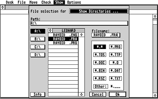 Disk Sector Editor atari screenshot